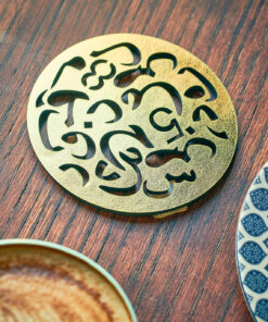 ست زیرلیوانی دو عددی گرد کد 186