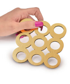 ست زیرلیوانی 2عددی دایره ای کد 188