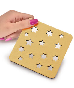 سرویس زیرلیوانی 2عددی مربعی ستاره کد 193