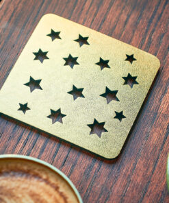 سرویس زیرلیوانی 2عددی مربعی ستاره کد 193