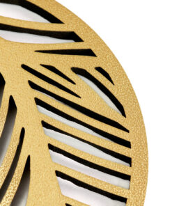 ست زیرلیوانی 2عددی گرد برگی کد 195