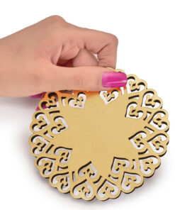 سرویس زیرلیوانی 2عددی گرد ستاره ای کد 197