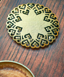 سرویس زیرلیوانی 2عددی گرد ستاره ای کد 197