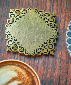 ست زیرلیوانی 2عددی عروس کد 178