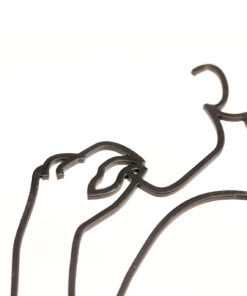 مجسمه فلزی مدل تفکر سبک مینیمال کد 7002