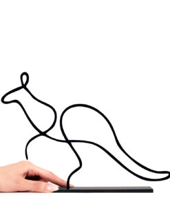 مجسمه فلزی مینیمال مدل کانگورو کد 7003