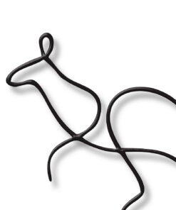 مجسمه فلزی مینیمال مدل کانگورو کد 7003