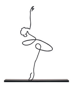 مجسمه فلزی مینیمال مدل باله کد 7004