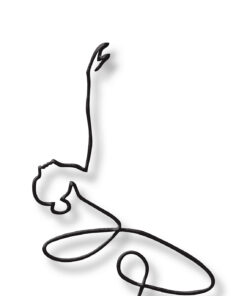 مجسمه فلزی مینیمال مدل باله کد 7004