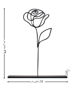 مجسمه مینیمال مدل رز کد 7006