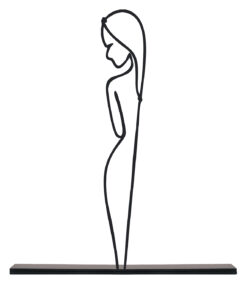 مجسمه فلزی سبک مینیمال مدل گلشن کد 7011