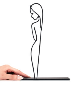 مجسمه فلزی سبک مینیمال مدل گلشن کد 7011