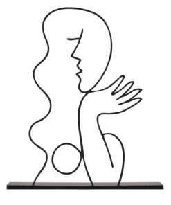 مجسمه فلزی مینیمال مدل استایل کد 7017