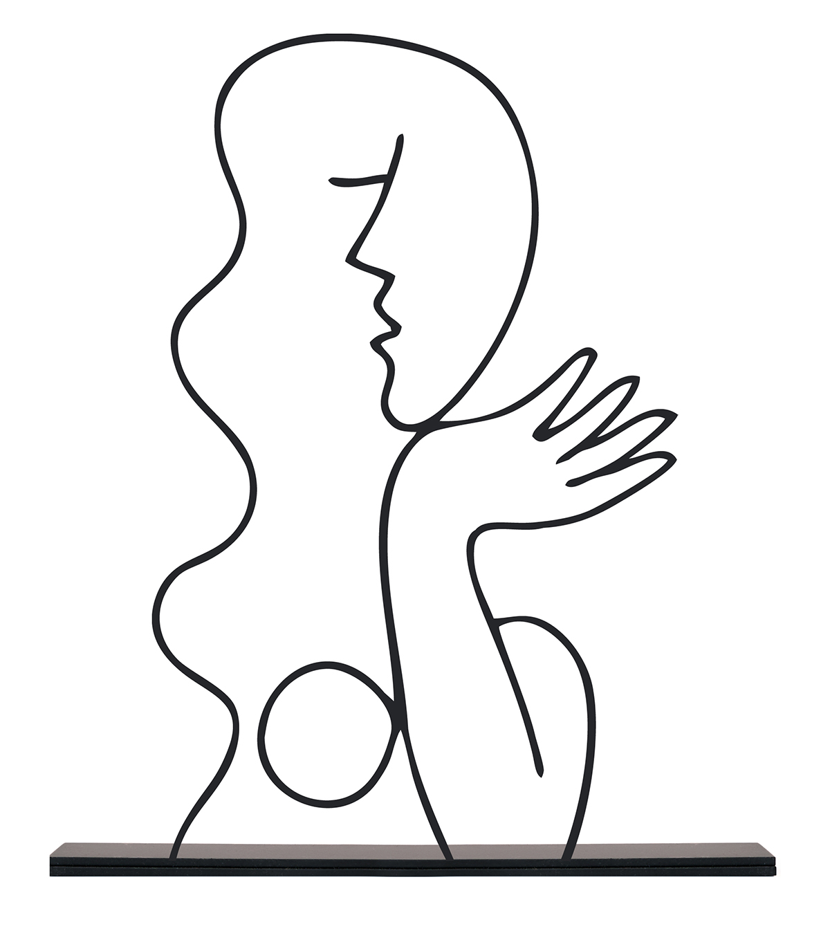 مجسمه فلزی مینیمال مدل استایل کد 7017