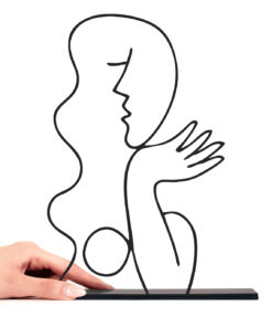 مجسمه فلزی مینیمال مدل استایل کد 7017