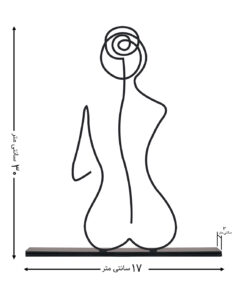 مجسمه مینیمال افق مدل کد 7018