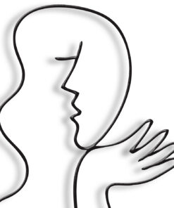 مجسمه فلزی مینیمال مدل استایل کد 7017