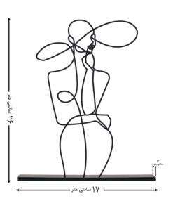 مجسمه سبک مینیمال کلاه مدل کد 7019