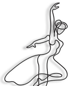 مجسمه فلزی مینیمال تعادل مدل کد 7022