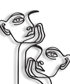 مجسمه فلزی شیدایی مدل کد 7023