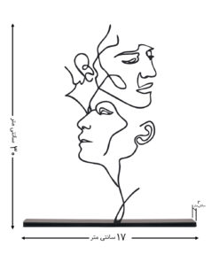 مجسمه مینیمال مه لقا مدل کد 7024