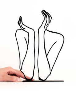 مجسمه فلزی انتظار مدل کد 7029