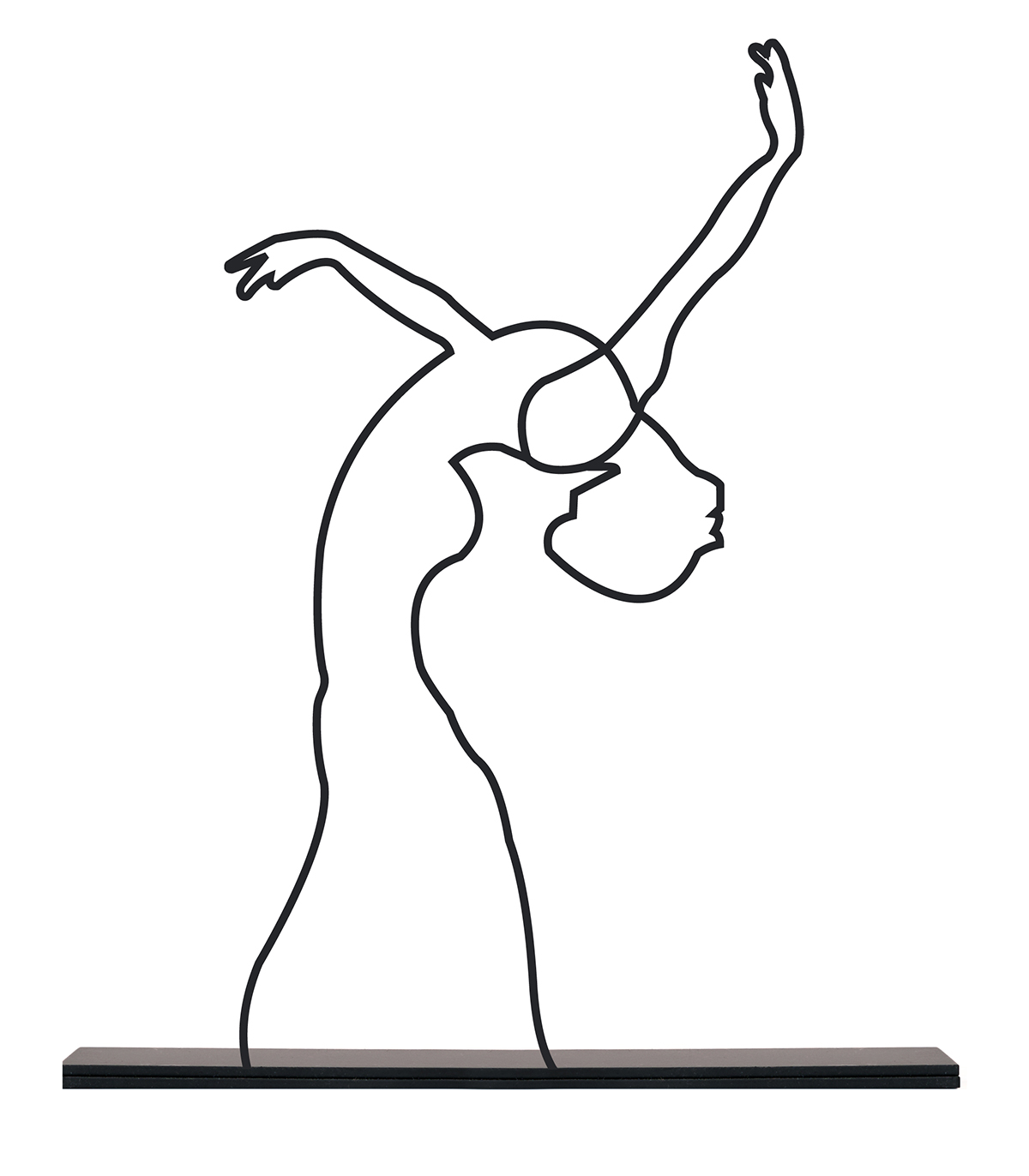 مجسمه فلزی مینیمال شهلا مدل کد 7031