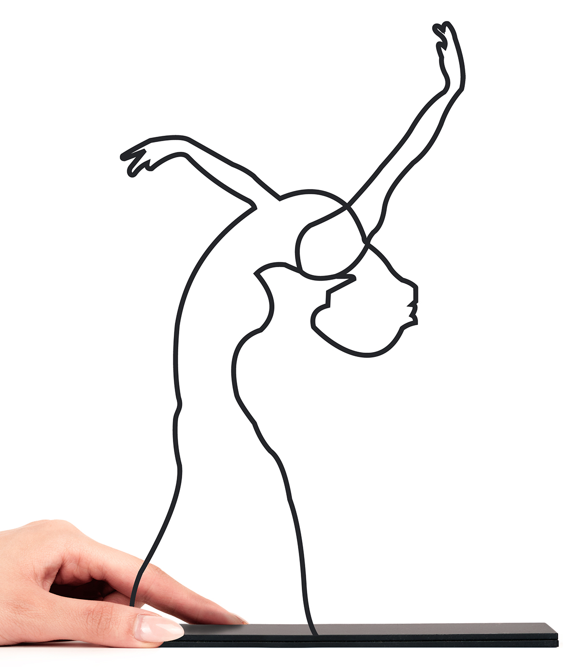 مجسمه فلزی مینیمال شهلا مدل کد 7031