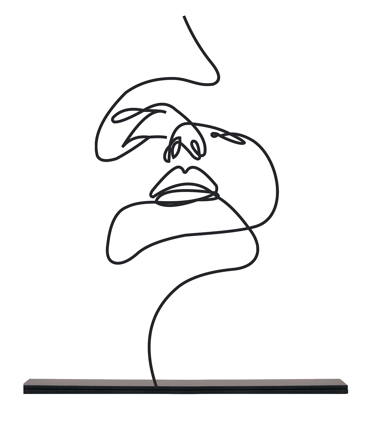 مجسمه فلزی سبک مینیمال سرنوشت مدل کد 7032