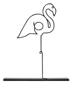 مجسمه فلزی قو مدل کد 7034