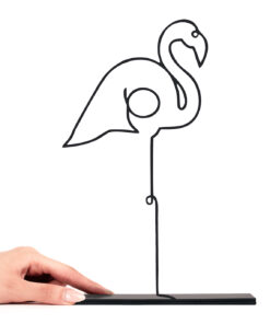 مجسمه فلزی قو مدل کد 7034