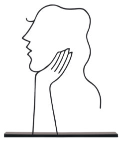 مجسمه فلزی مینیمال مهسان مدل کد 7035