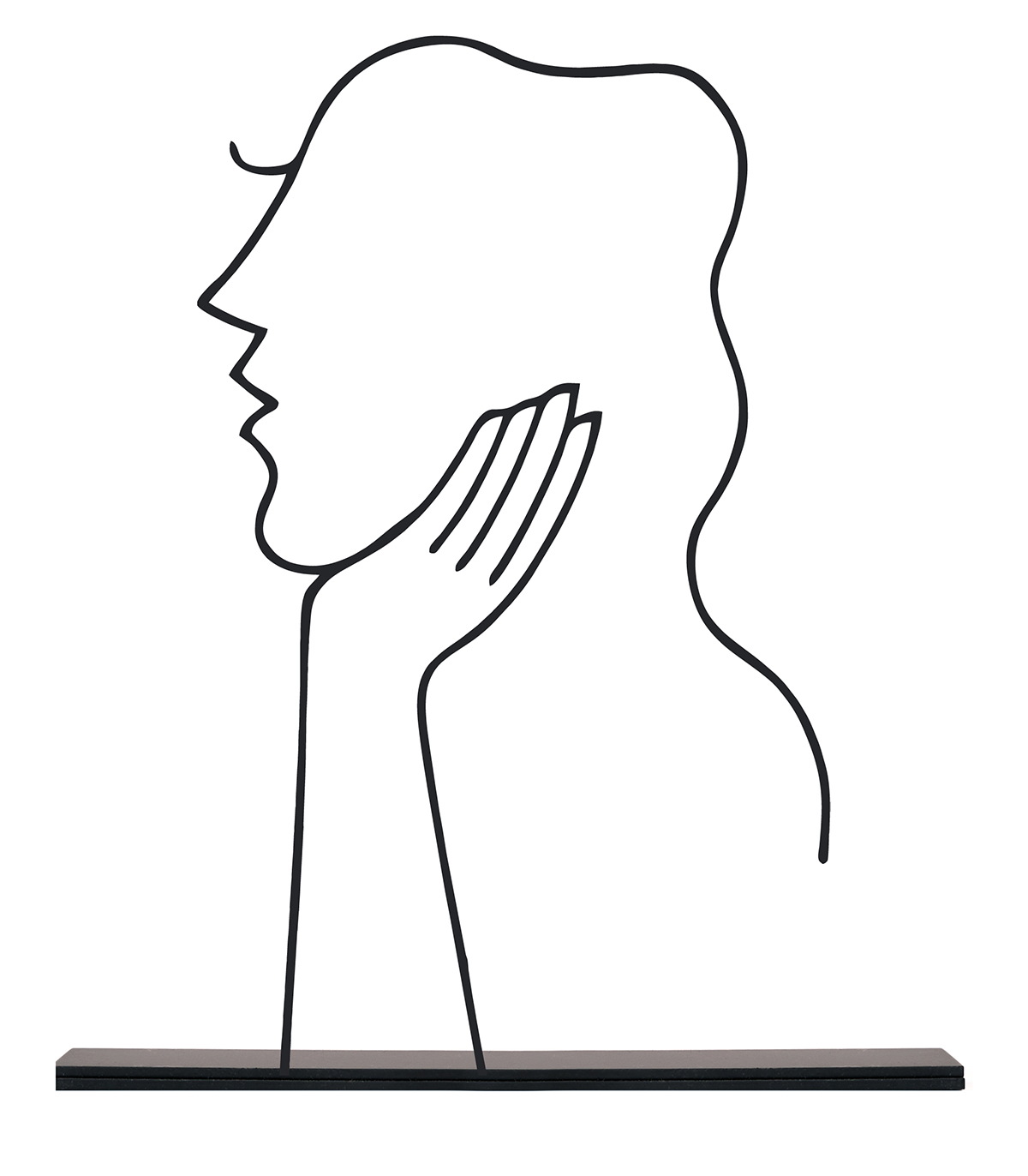 مجسمه فلزی مینیمال مهسان مدل کد 7035