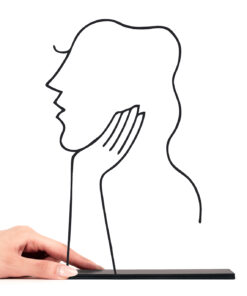 مجسمه فلزی مینیمال مهسان مدل کد 7035