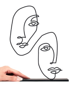 مجسمه فلزی سراب مدل کد 7037