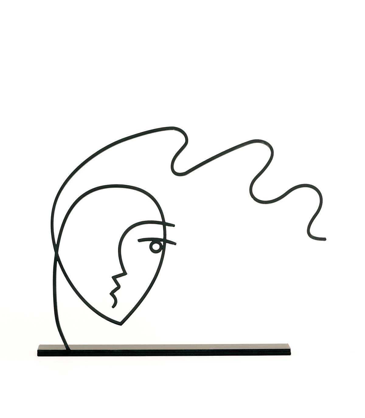 مجسمه فلزی سبک مینیمال پریشان مدل کد 7038