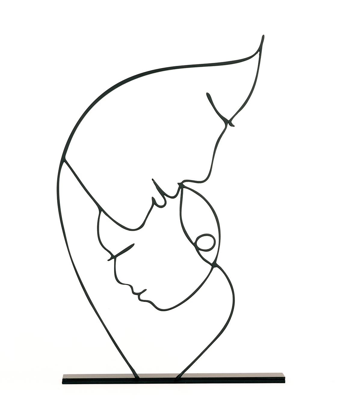 مجسمه فلزی مینیمال مادر مدل کد 7039