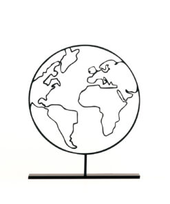 مجسمه فلزی کره زمین مدل کد 7044