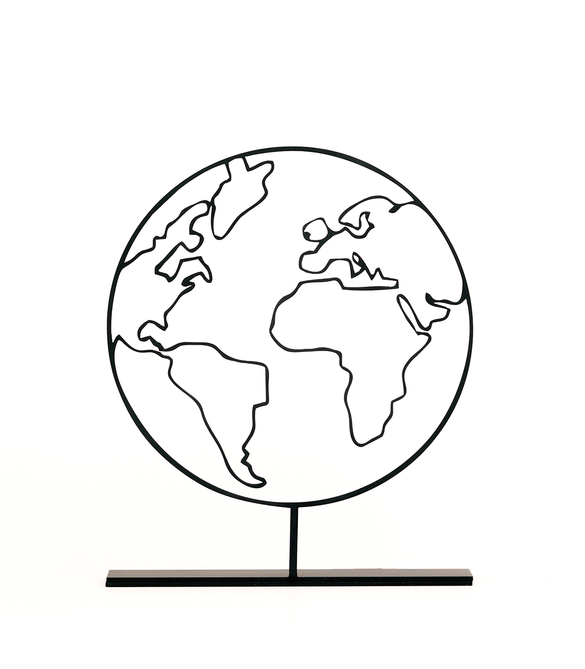 مجسمه فلزی کره زمین مدل کد 7044