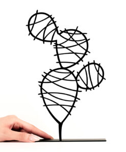 مجسمه فلزی مینیمال مدل کاکتوس کد 7045