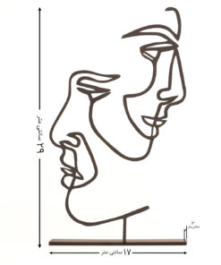 مجسمه مینیمال مدل مستانه کد 7047