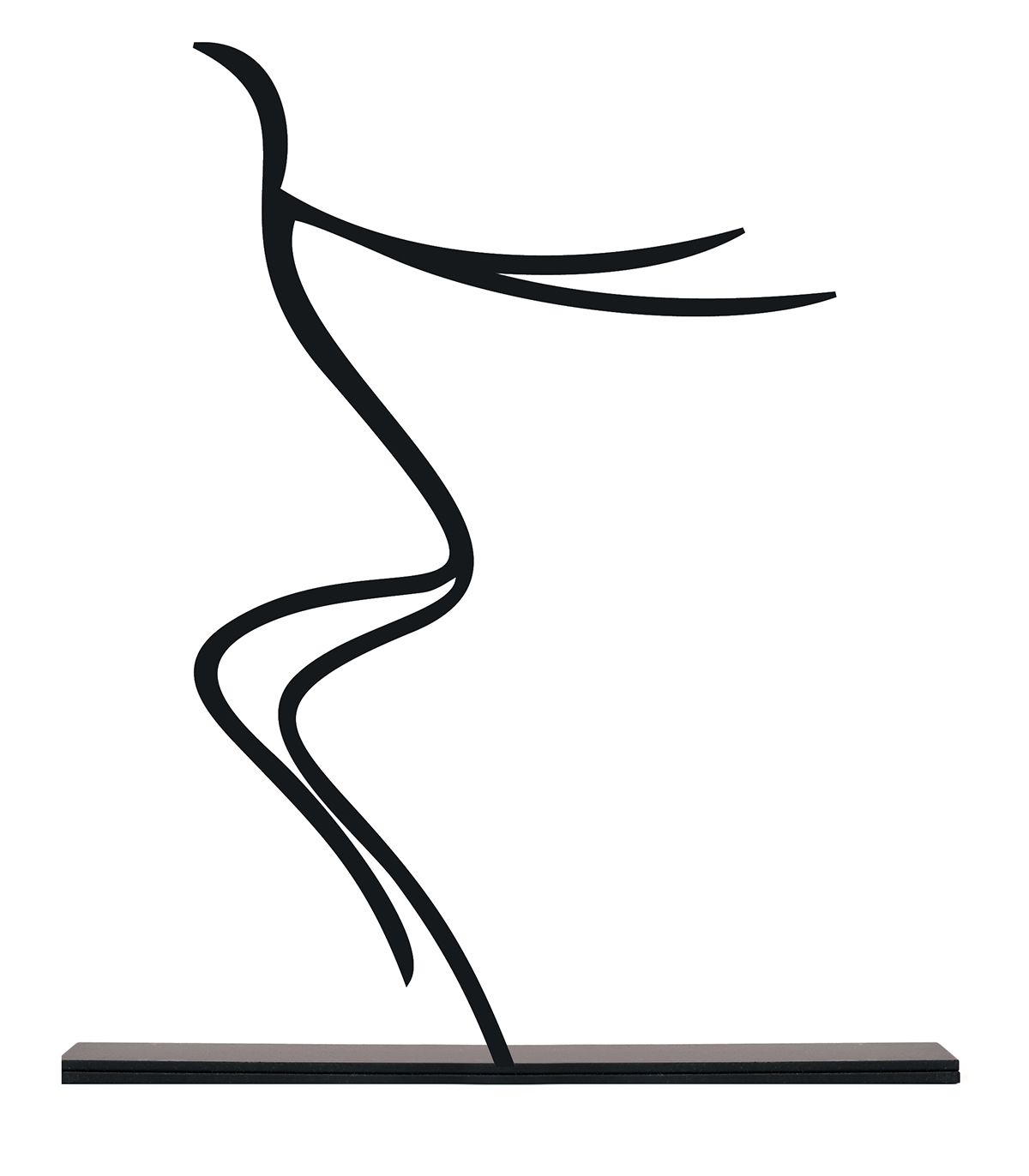 مجسمه فلزی سبک مینیمال مدل پرواز کد 7048