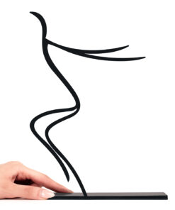 مجسمه فلزی سبک مینیمال مدل پرواز کد 7048