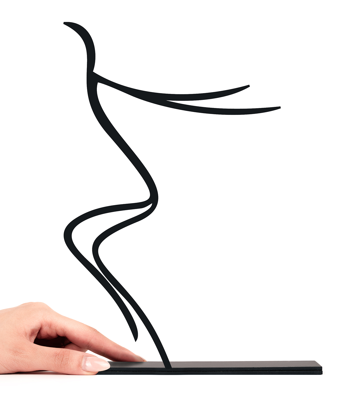 مجسمه فلزی سبک مینیمال مدل پرواز کد 7048