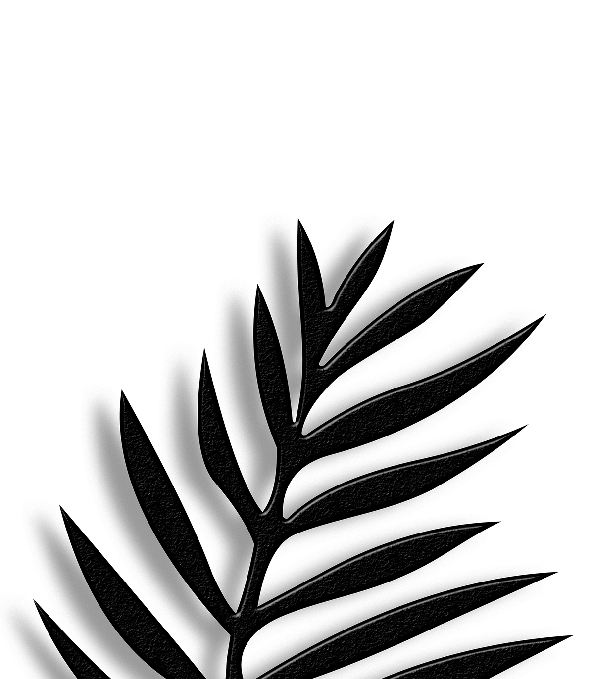 مجسمه مینیمال فلزی مدل نهال کد 7051