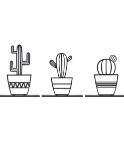 مجسمه مینیمال مدل CACTUS کد 7053