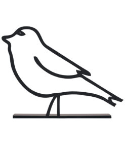 مجسمه سبک مینیمال فلزی مدل گنجشک کد 7054