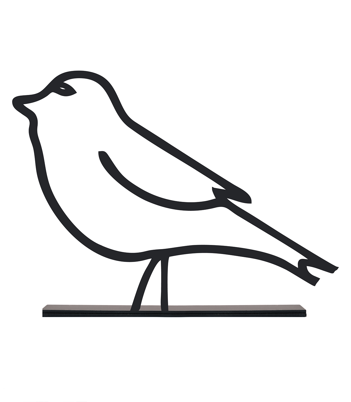 مجسمه سبک مینیمال فلزی مدل گنجشک کد 7054