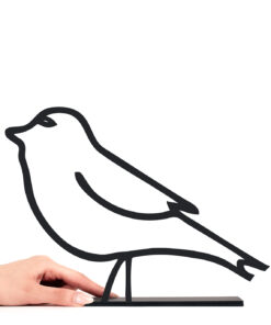 مجسمه سبک مینیمال فلزی مدل گنجشک کد 7054