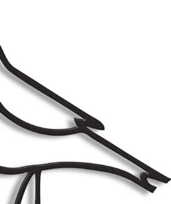 مجسمه سبک مینیمال فلزی مدل گنجشک کد 7054